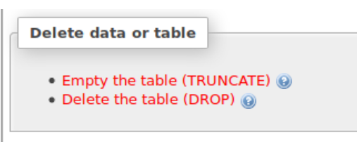PrestaShop table database