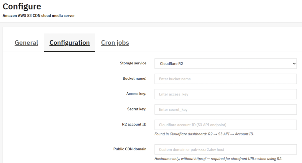 Amazon AWS S3 CDN Cloudflare R2