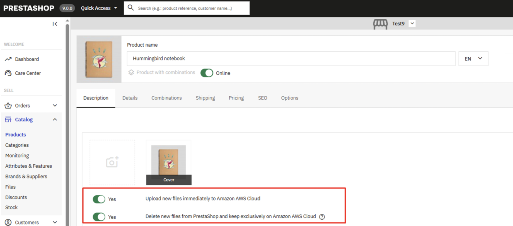 Amazon AWS S3 Prestashop