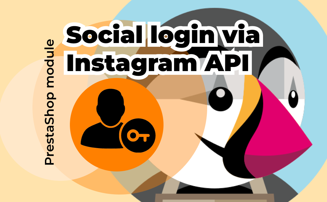 Social login via Instagram API banner