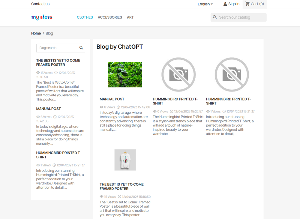 ChatGPT Content Generator + Blog