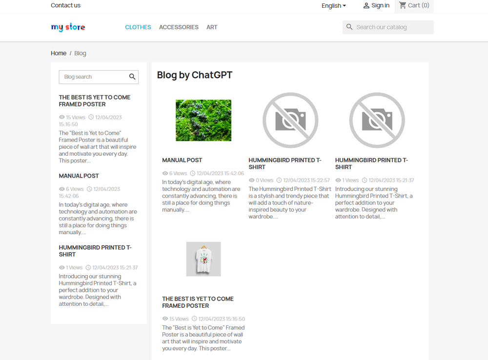 CHATGPT PRESTASHOP MODULE