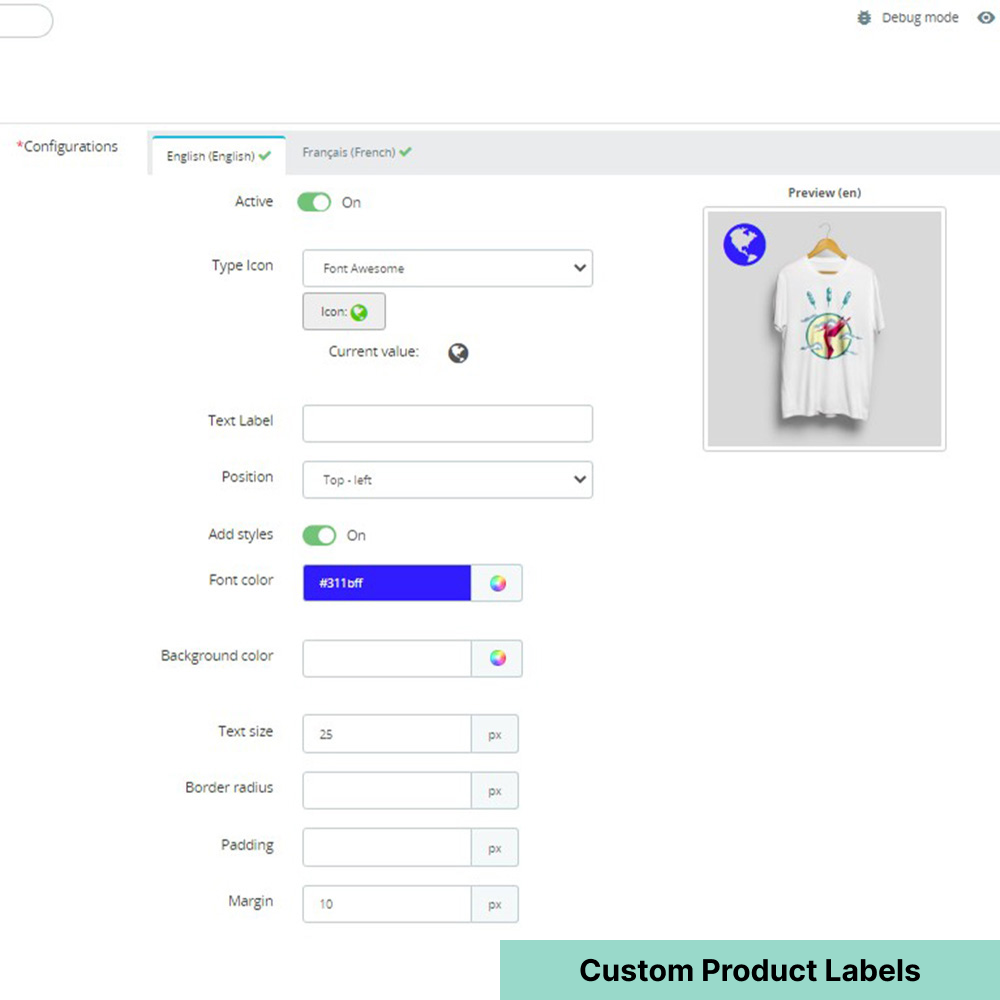 MULTI-TOOL – PRESTASHOP module Custom Labels