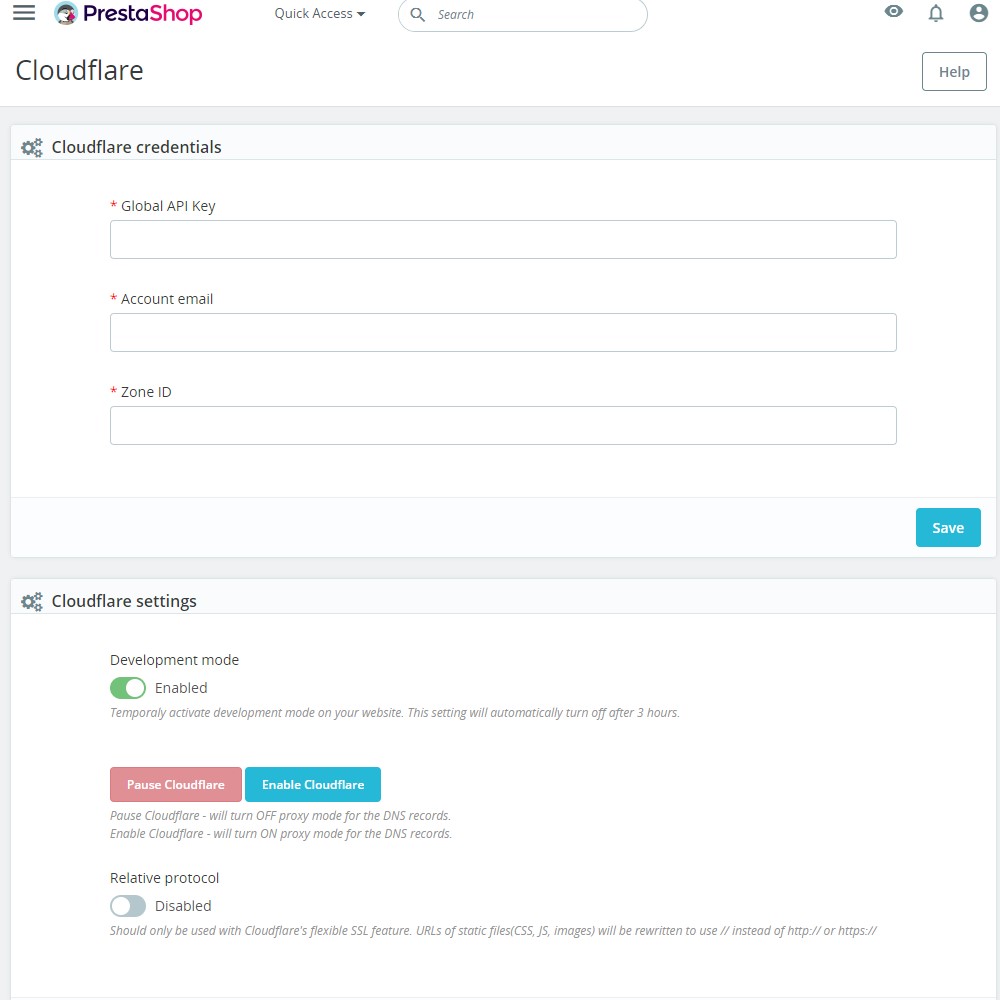 Cloudflare CDN Cache Module