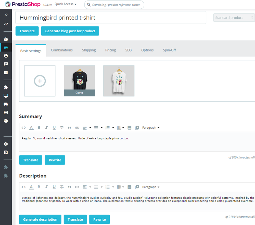 ChatGPT in PrestaShop