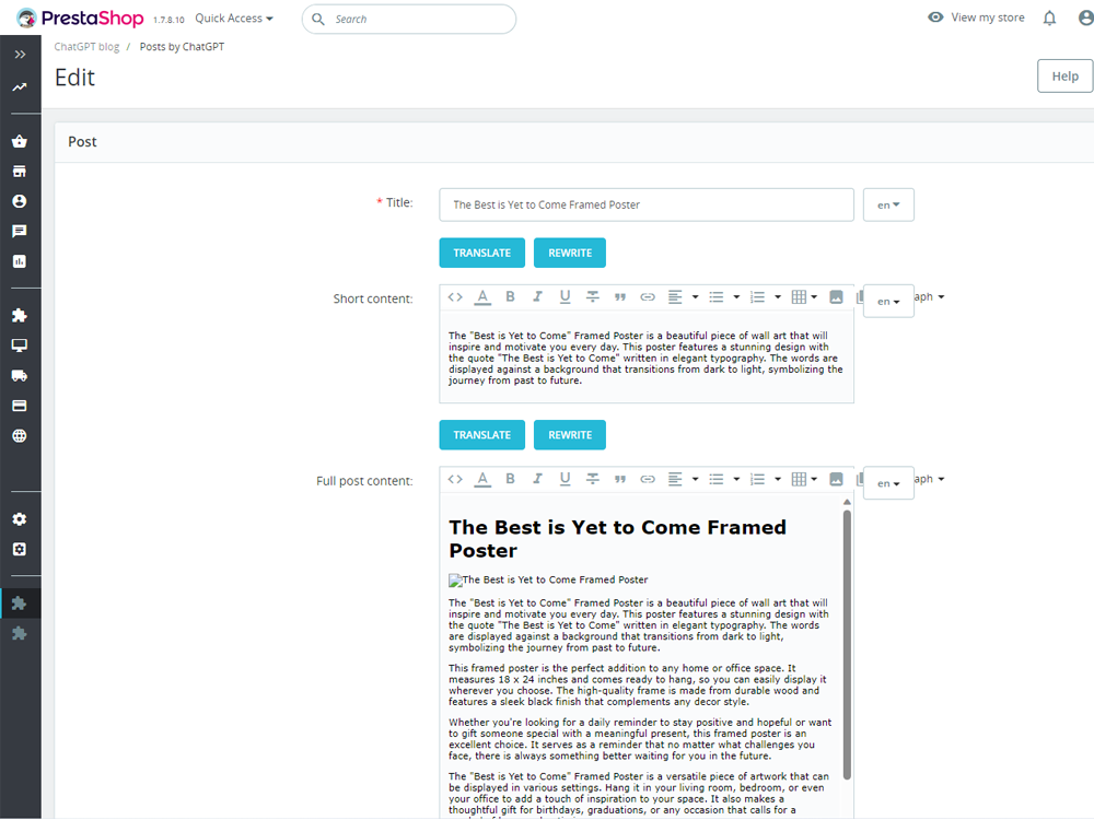 AI-Powered Blogging