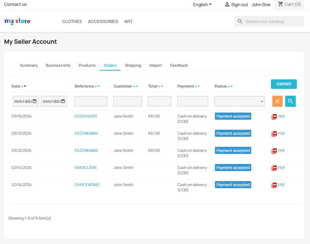 PrestaShop CMS