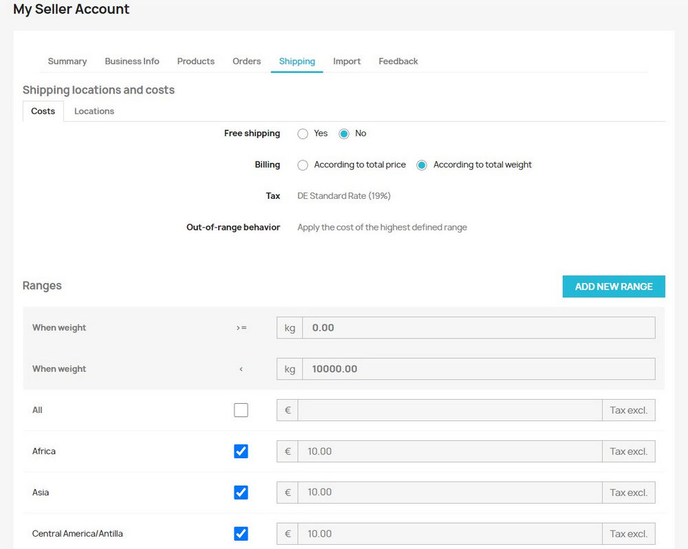 Scalable Online Marketplace based on Prestashop