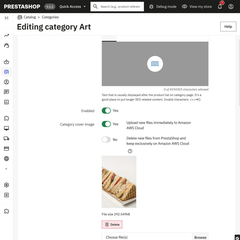 Amazon AWS S3 CDN Media Server for PrestaShop