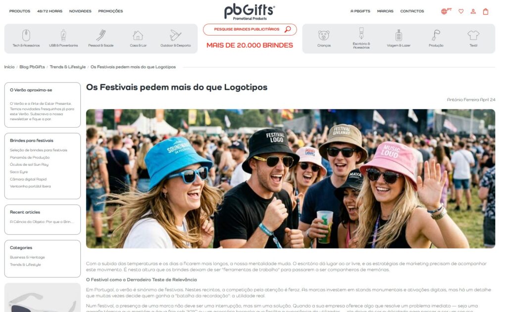 pb.gifts Prestashop development