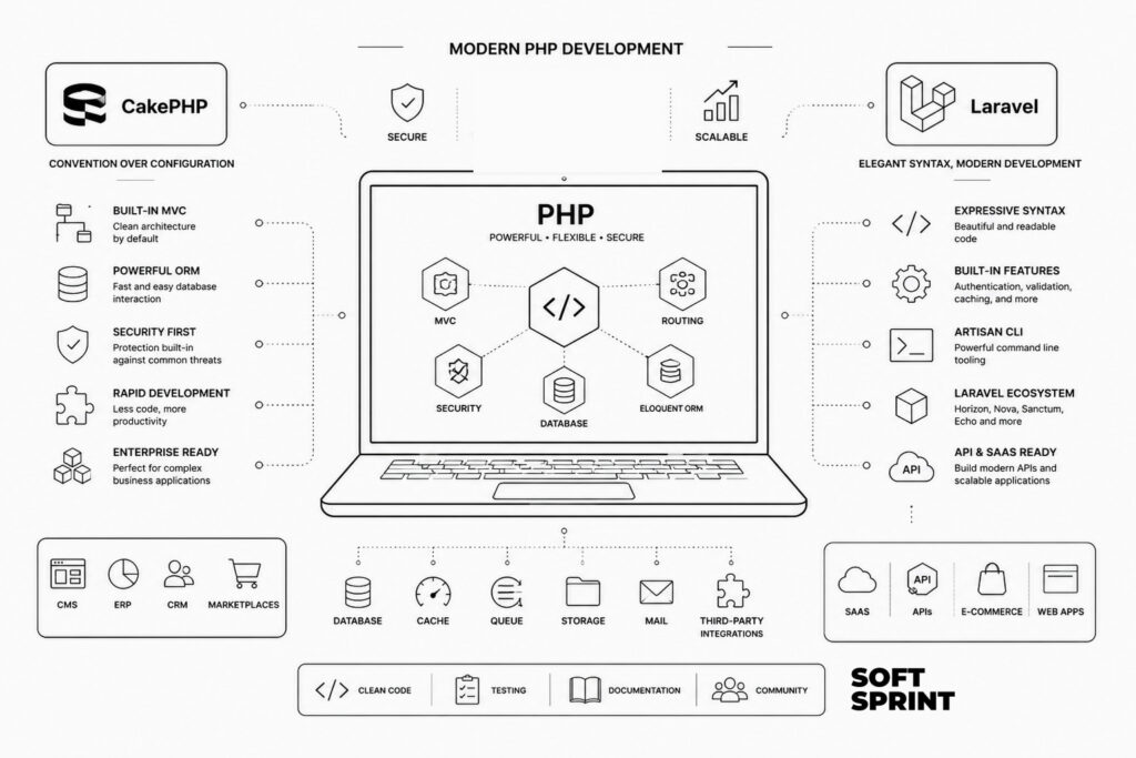 cakephp laravel development